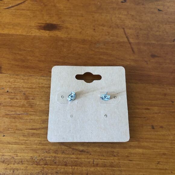 Hand Painted Green Mushroom Stud Earrings Hypoallergenic Lightweight Posts - Picture 2 of 4